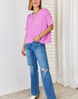 Zenana Full Size Round Neck Short Sleeve T-Shirt